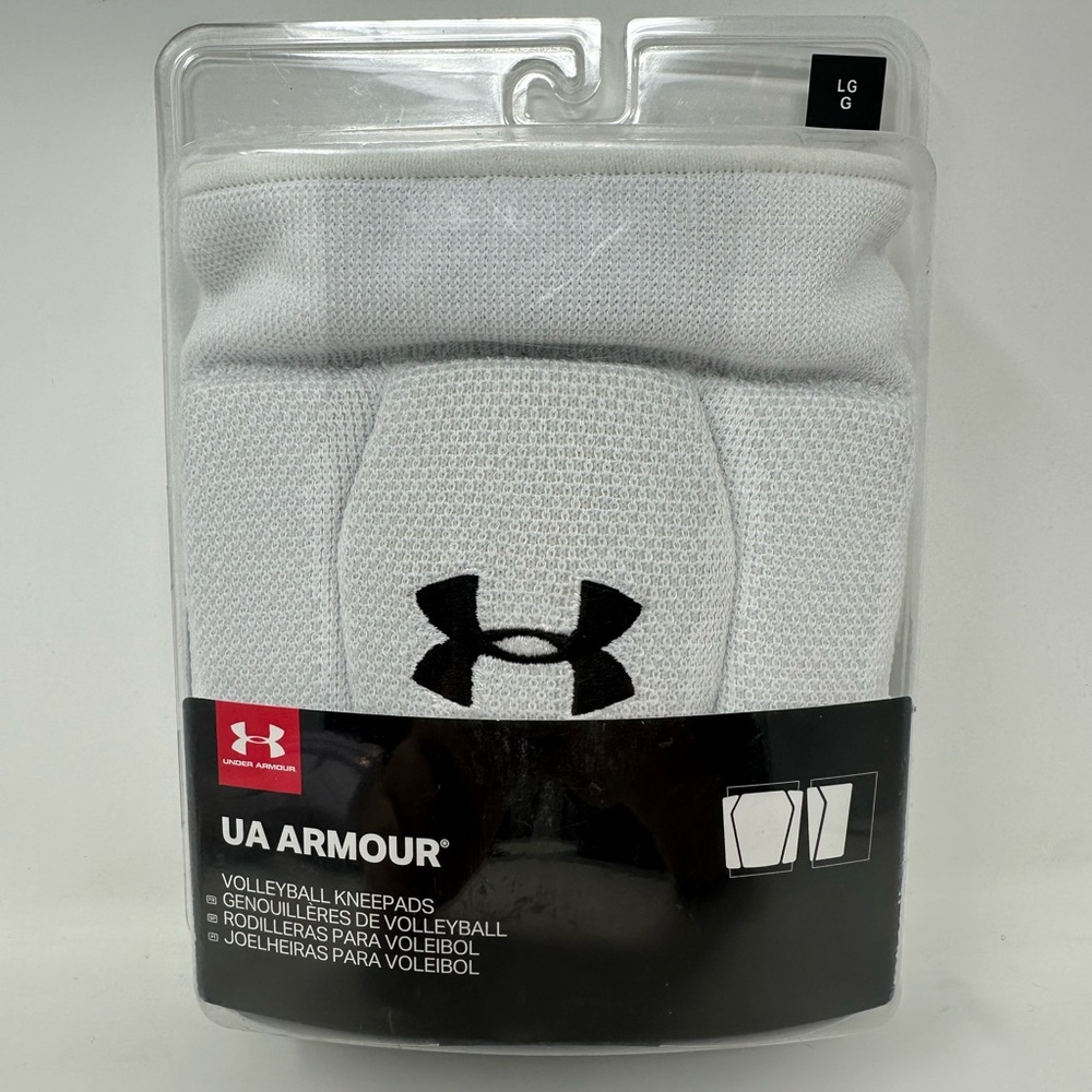 Under Armour Volleyball Kneepads 2.0 for Unisex Adult White Size Large - NEW